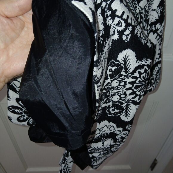 Antonio Melani Black White Damask Floral Sheath Dress Women’s Size 2 Career - Picture 12 of 14